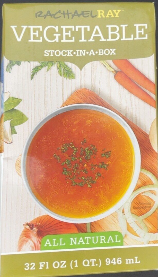 Picture of Rachael Ray 390093 32 oz All Natural Stock Vegetable Soup - Pack of 6