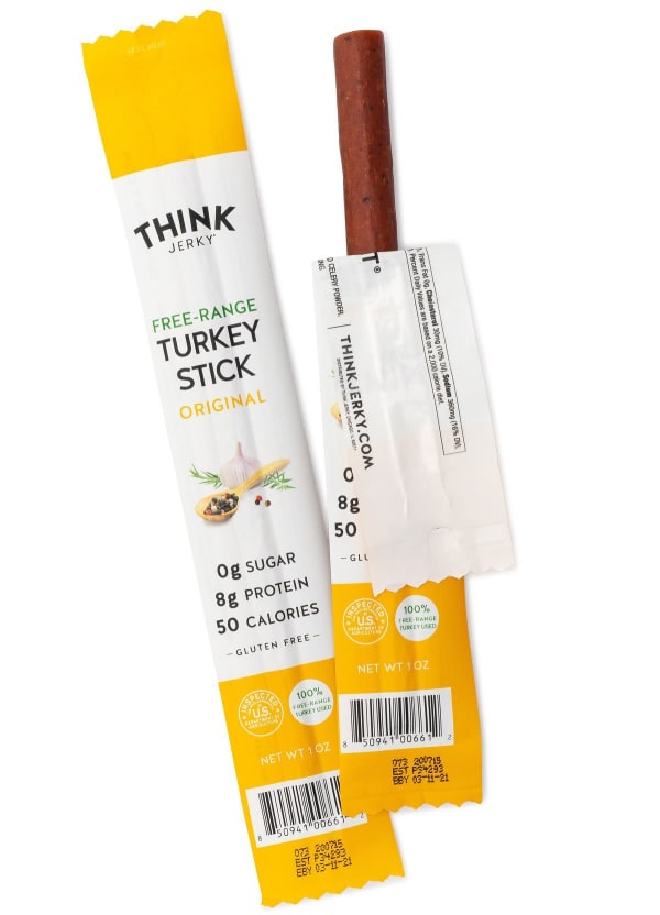 Picture of Think Jerky 399624 1 oz Original Turkey Stick - Pack of 20