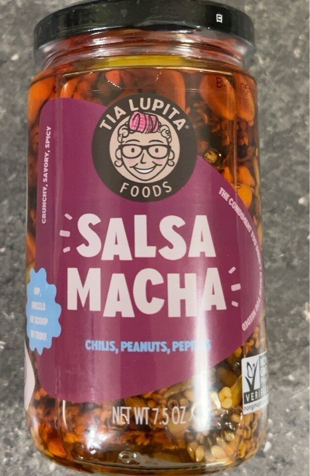Picture of Tia Lupita Food 407878 7.5 oz Open Food Facts Salsa Macha - Pack of 6