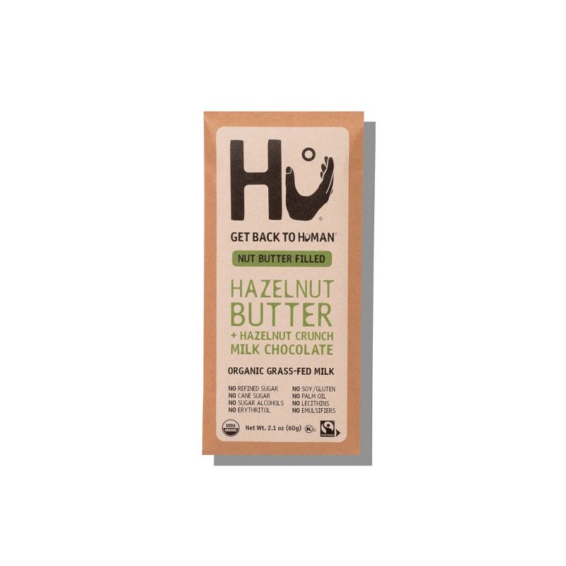 Picture of Hu 2200220 2.1 oz Hu Hazelnut Butter Chocolate Corn Plus Crunch Milk Chocolate, Pack of 6