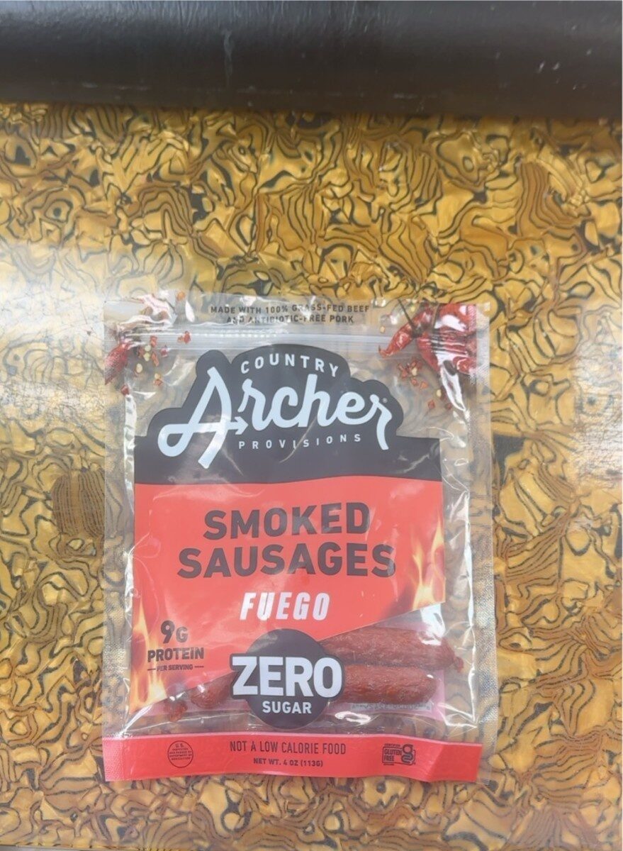 Picture of Country Archer 2204042 4 oz Sausage Fuego Smoked Sticks - Pack of 10