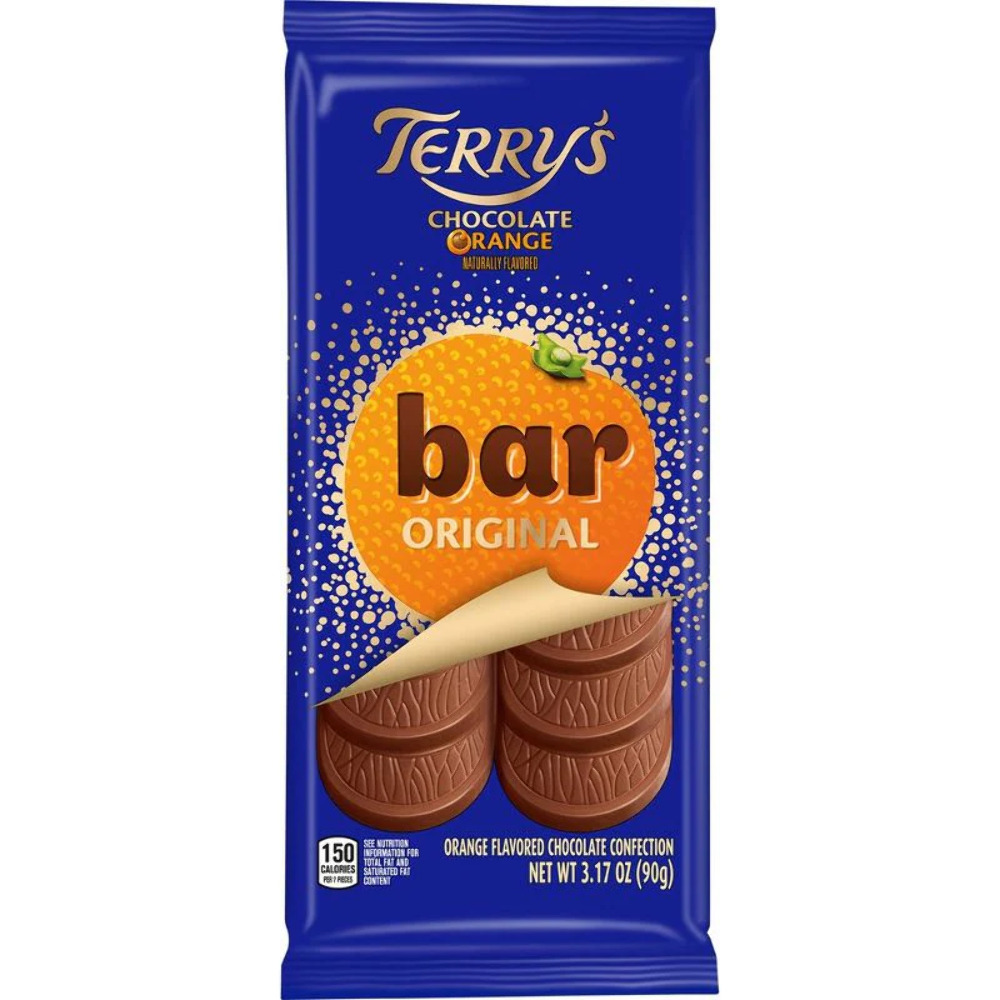 3.17 oz Milk Chocolate Orange Bar - Pack of 10