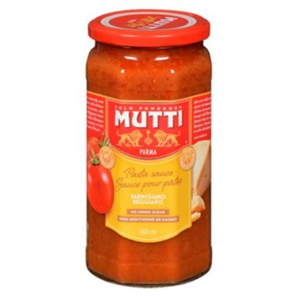 399090 24 oz Parmigiano Reggiano Cheese Pasta Sauce - Pack of 6 -  Mutti