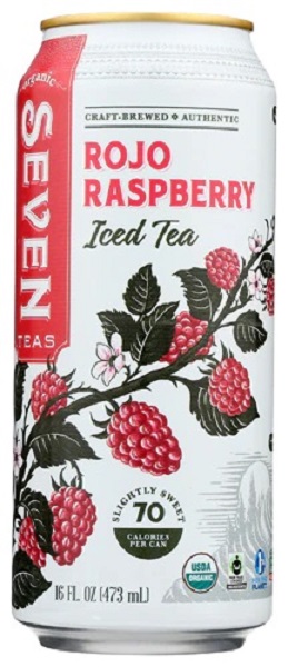 Picture of Seven Teas 393172 16 fl oz Iced Raspberry Tea, Pack of 12