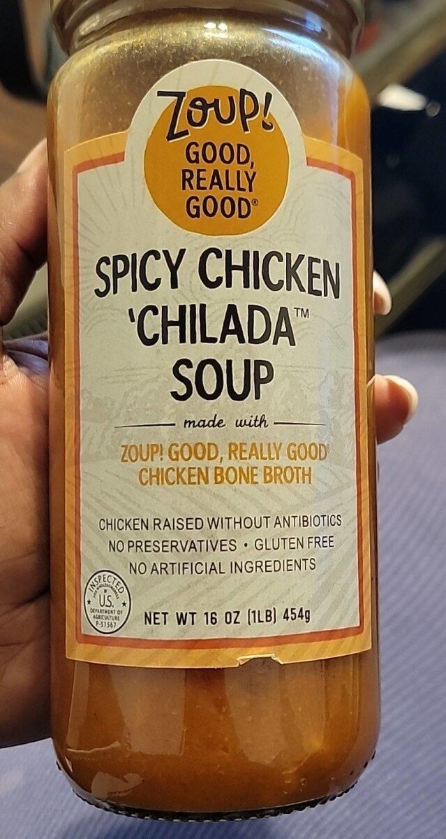 Picture of Zoup Good Really 395876 16 oz Chicken Chilada Spicy Soup - Pack of 6