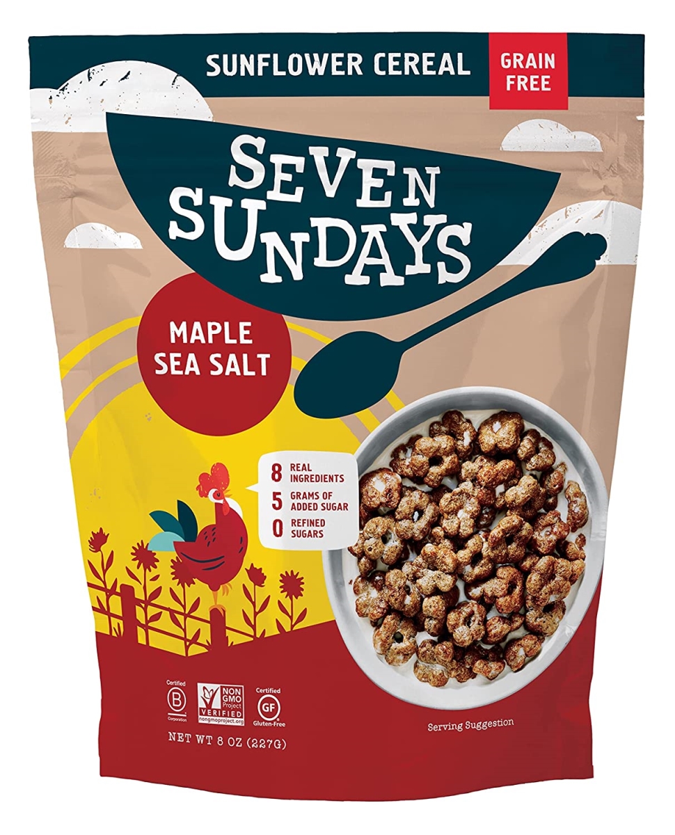 Picture of Seven Sundays 397751 8 oz Seven Sundays Gultenfree Sunflower Cereal, Maple Sea Salt - Case of 6