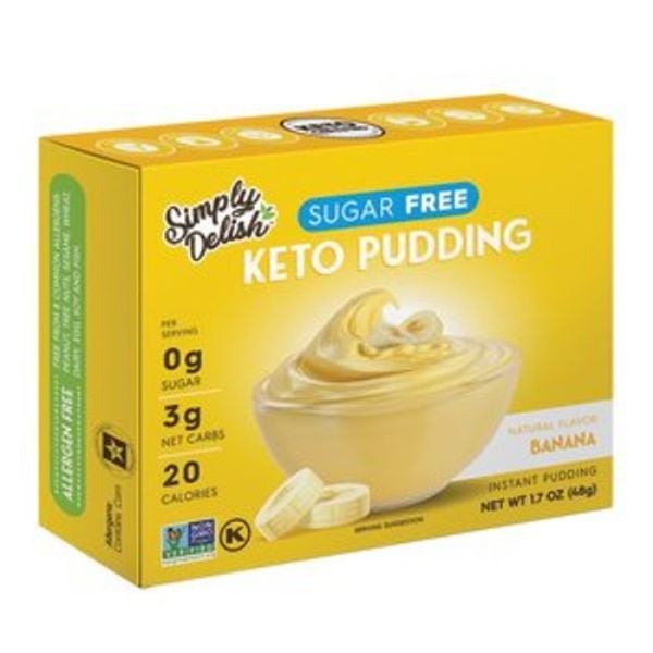 Picture of Simply Delish 400047 1.7 oz Sugar Free & Fat Free Instant Pudding - Pack of 6
