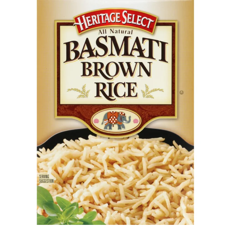 Picture of Heritage Garden 397383 2 lbs Brown Basmati Rice - Pack of 5