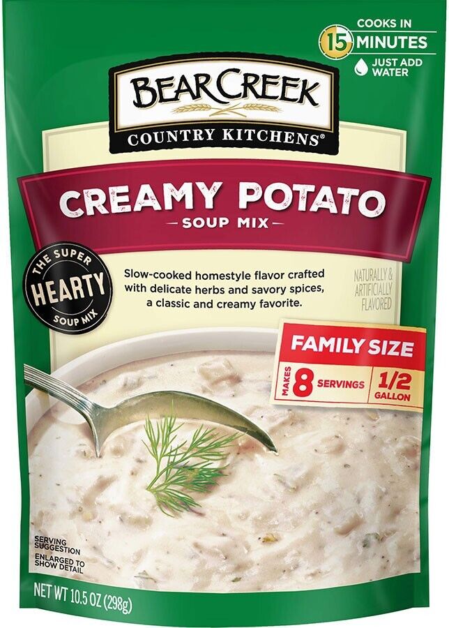 Picture of Bear Creek 406005 10.5 oz Creamy Potato Soup Mix - Pack of 6