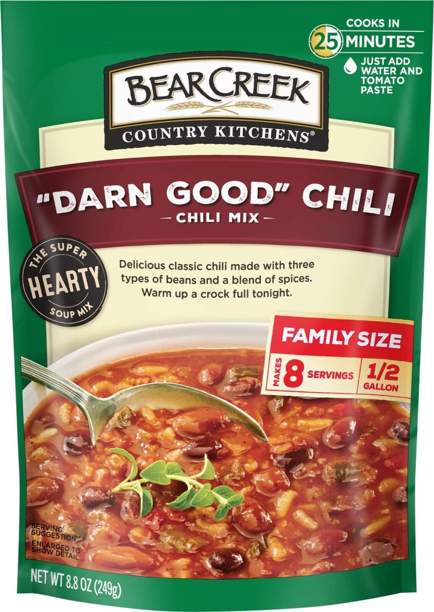 Picture of Bear Creek 406010 8.8 oz Country Kitchens Darn Good Chili Soup Mix - Pack of 6