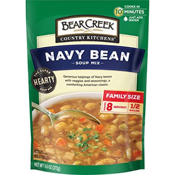 Picture of Bear Creek 406007 9.6 oz Bear Creek Navy Bean Soup Mix - Pack of 6
