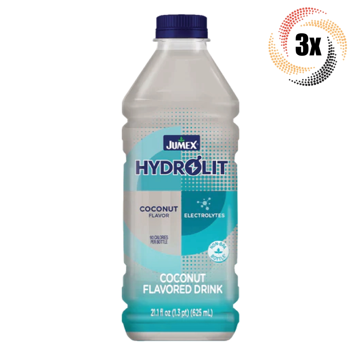 Picture of Jumex 406236 21.13 fl oz Hydrolit Coconut Rehydration & Recovery Beverage - Pack of 12