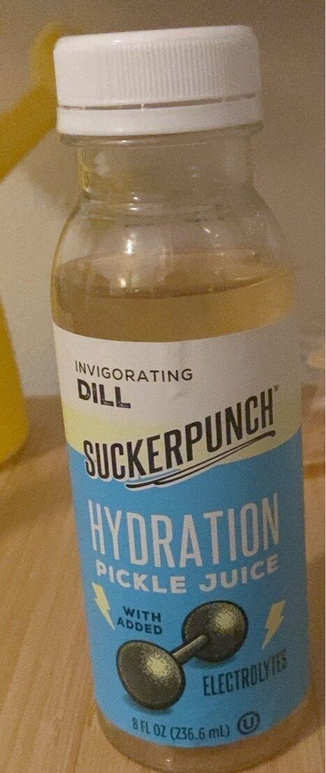 Picture of Suckerpunch 407011 8 oz Hydration Pickle Juice - Pack of 12