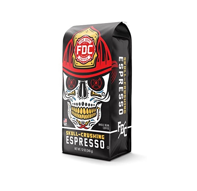 Picture of Fire Department 404380 12 oz Skull-Crushing Espresso Whole Bean & Ground Coffee - Pack of 6