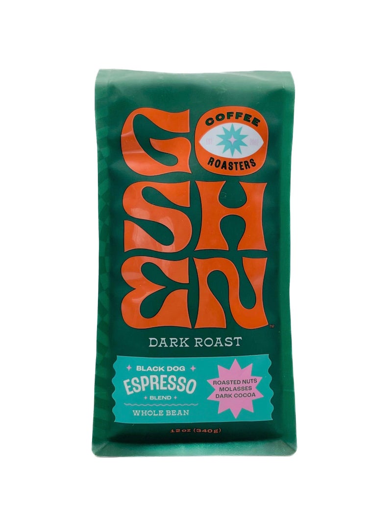 Picture of Goshen Coffee Roasters 2204968 12 oz Web Dark Black Deo Roasters Coffee - Pack of 6