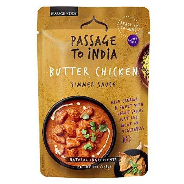 Picture of Passage Foods 367157 13.2 oz Butter Chicken Sauce - Pack of 6