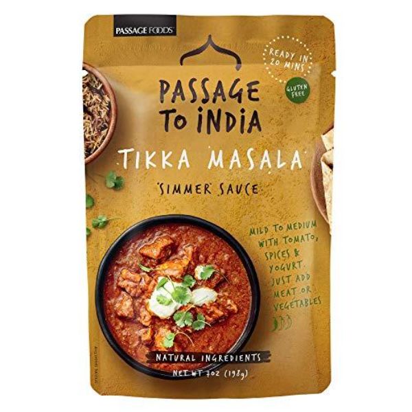 Picture of Passage Foods 367158 13.2 oz Tikka Masala Sauce - Pack of 6