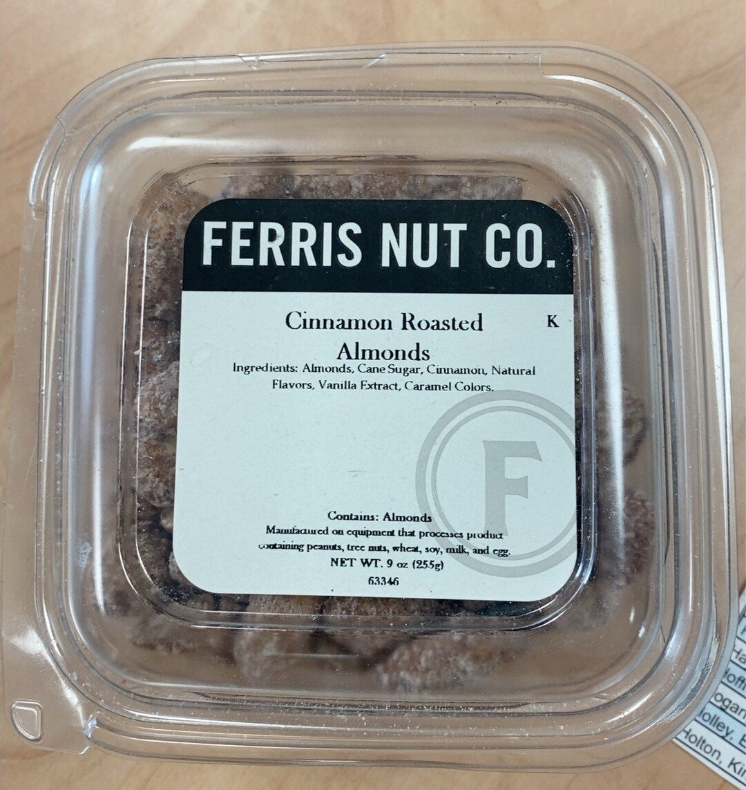 Picture of Ferris Coffee & Nut 2203084 10 oz Cinnamon Roasted Almonds - Pack of 12