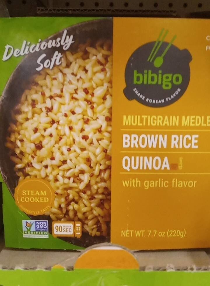 Picture of Bibigo 406370 7.7 oz Brown & Quinoa Rice - Pack of 6