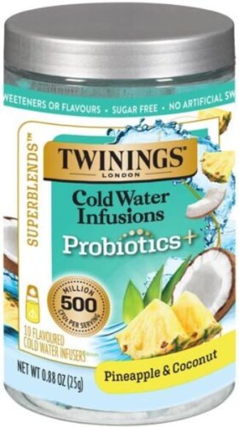 Picture of Twining Tea 400161 Cold & Probiotic Peach Iced Tea - Pack of 6 - 10 Bag