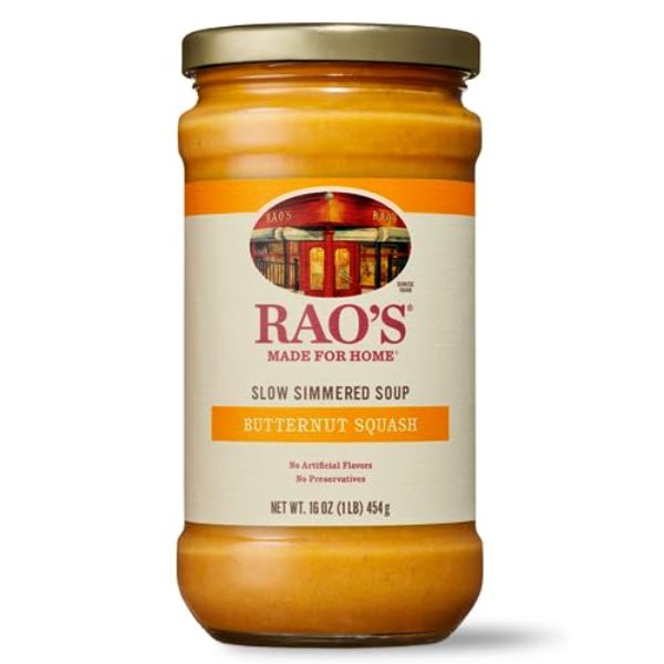 Picture of Raos 2302658 16 oz Butternut Traditional Italian Heat & Serve Squash Soup - Pack of 6