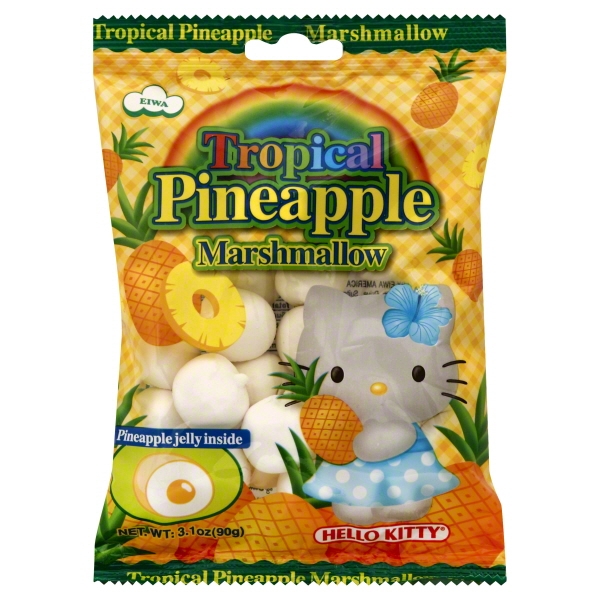 Picture of EIWA 16769 3.1 oz Hello Kitty Tropical Pineapple Marshmallows - Pack of 12