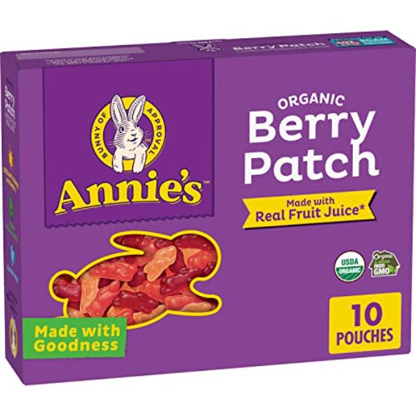 Picture of Annies Homegrown 390397 7 oz Organic Berry Patch Fruit Snacks - Pack of 8