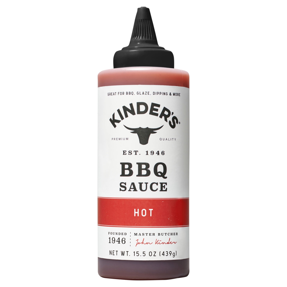 Picture of Kinders 2301268 15.5 fl oz Hot Squeeze BBQ Sauce - Pack of 6