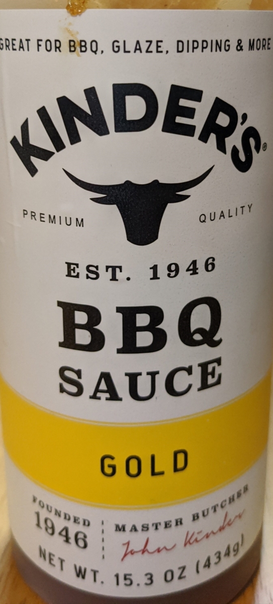 Picture of Kinders 2301281 15.3 oz Gold Squeeze BBQ Sauce - Pack of 6