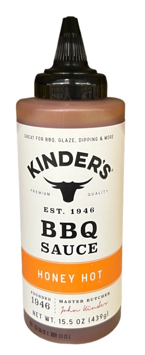 Picture of Kinders 2301277 15.5 fl oz Honey Hot Squeeze BBQ Sauce - Pack of 6