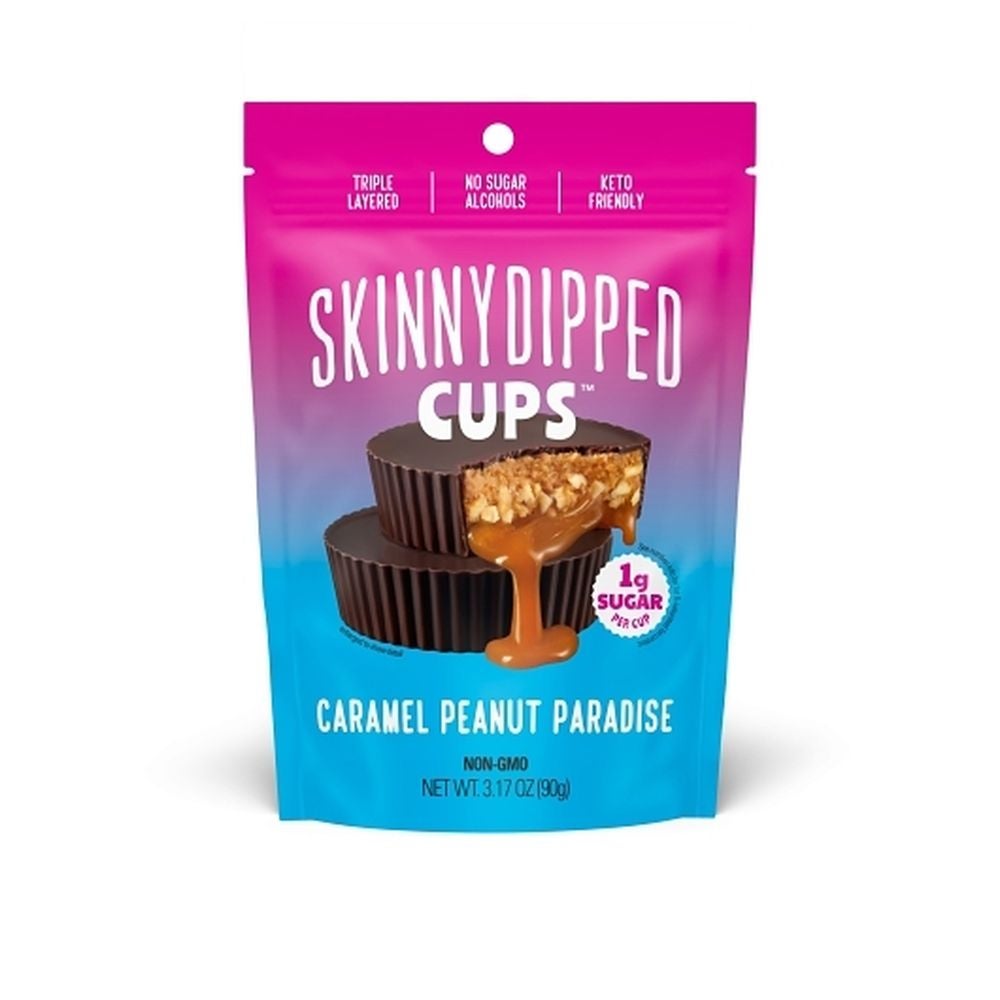 Picture of Skinny Dipped 2202398 3.17 oz Chocolate Caramel Peanut Paradise Cup - Pack of 10