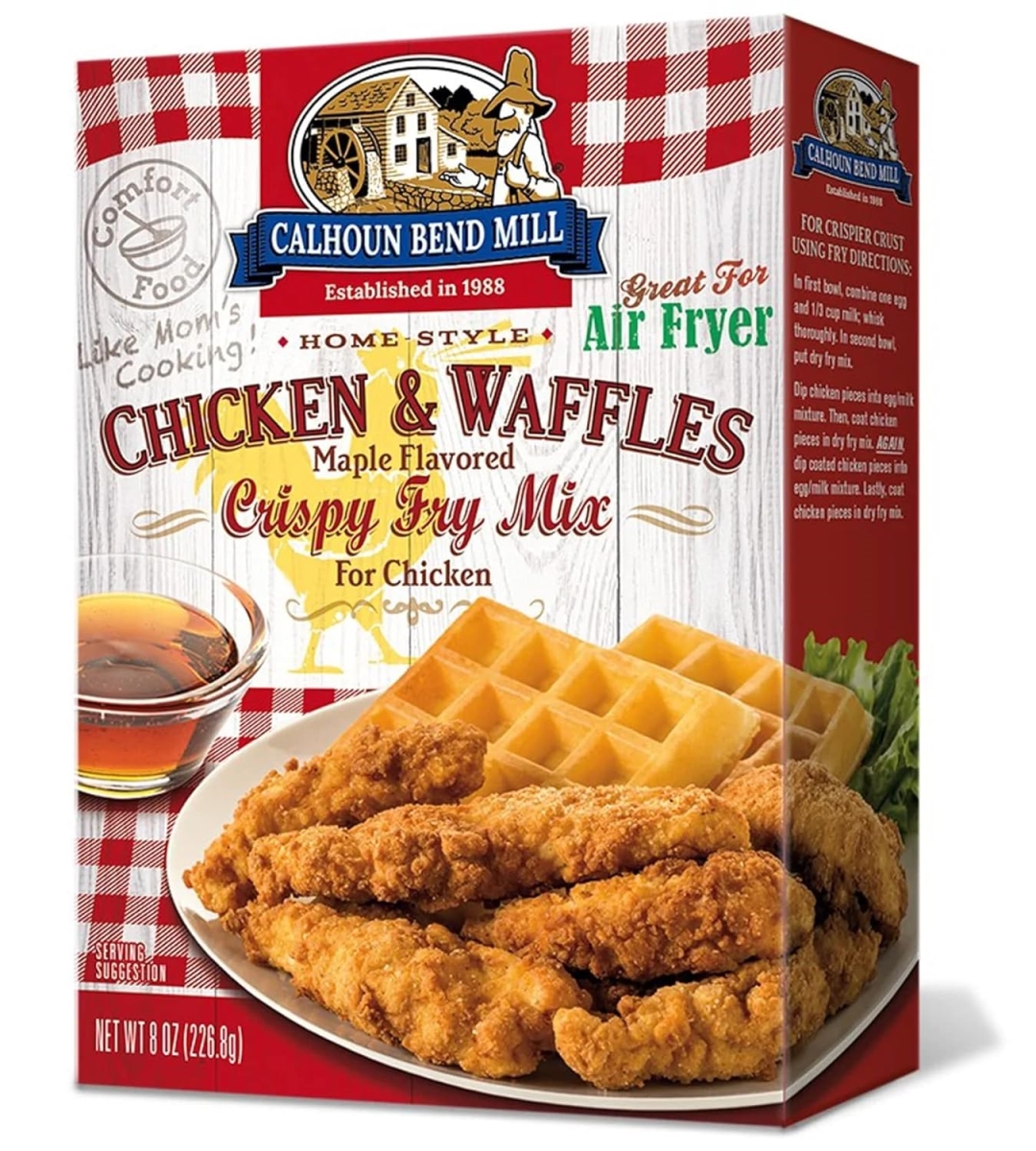 Picture of Calhoun Bend 376120 8 oz Mill Chicken & Waffles Crispy Fry Mix - Pack of 6