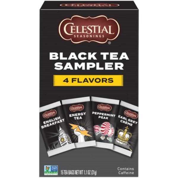 Picture of Celestial Seasonings 2204701 Sampler Black Tea - 15 per Bag - Pack of 6
