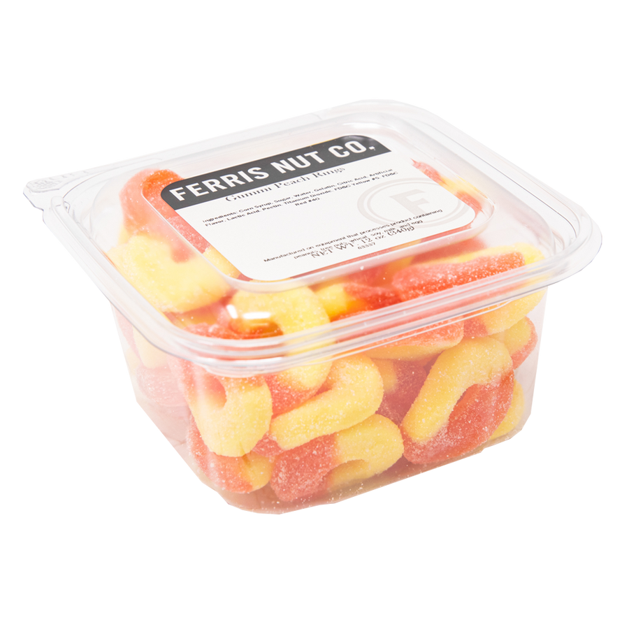 Picture of Ferris EB 2208209 12 oz Peach Rings Gummi Candy - Pack of 12