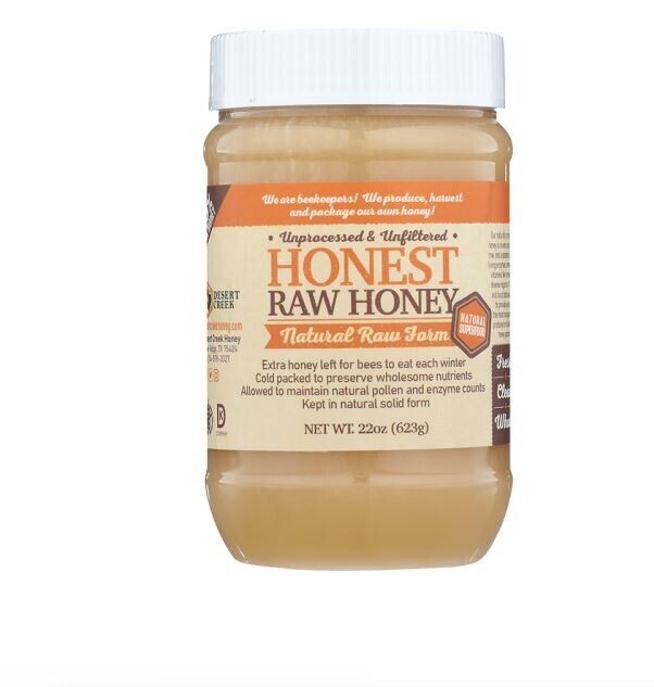 Picture of Desert Creek Honey 357903 22 fl oz Honest Raw Honey - Pack of 6