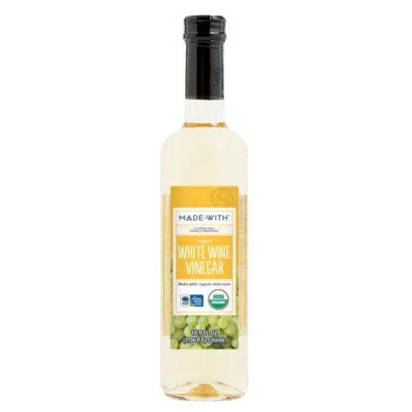 Picture of Made With 388530 16.9 oz Organic White Wine Vinegar - Pack of 12