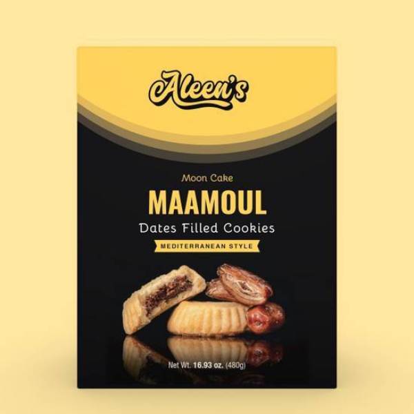 Picture of Aleens 394244 16 oz Moon Cake Maamoul Dates Cookies&#44; Pack of 12