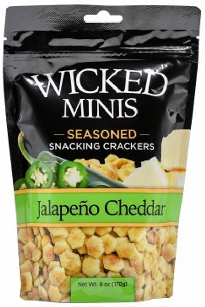 Picture of Wicked Mix 397837 6 oz Jalapeno Cheddar Crackers&#44; Pack of 6