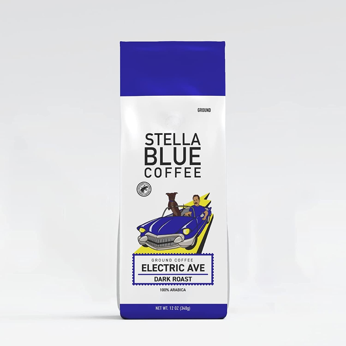 Picture of Stella Blue 2306843 12 oz Electric Ave Fresh Ground Coffee&#44; Pack of 8