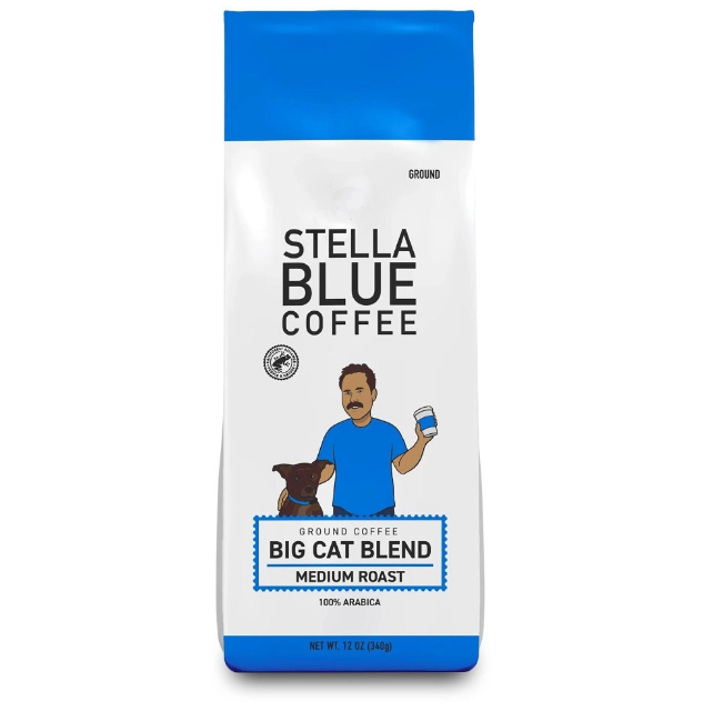 12 oz Big Cat Fresh Ground Coffee, Pack of 8