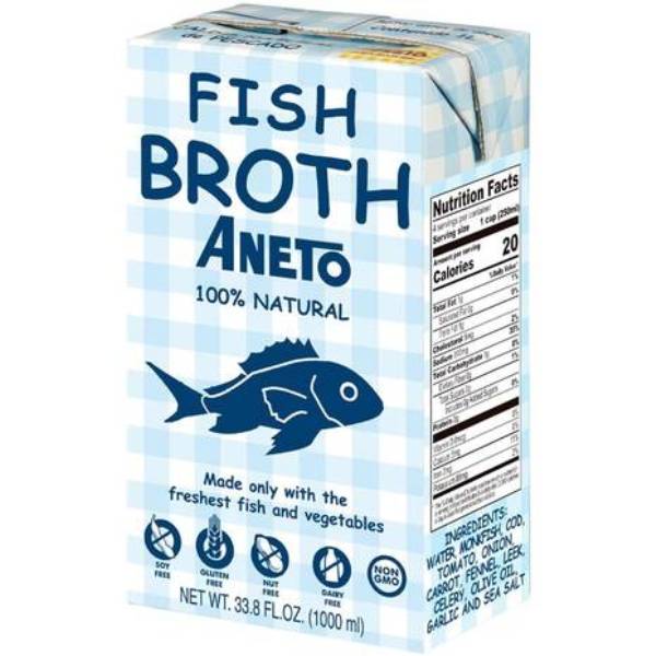 Picture of Aneto 362913 1 Liter Fish Broth&#44; Pack of 6