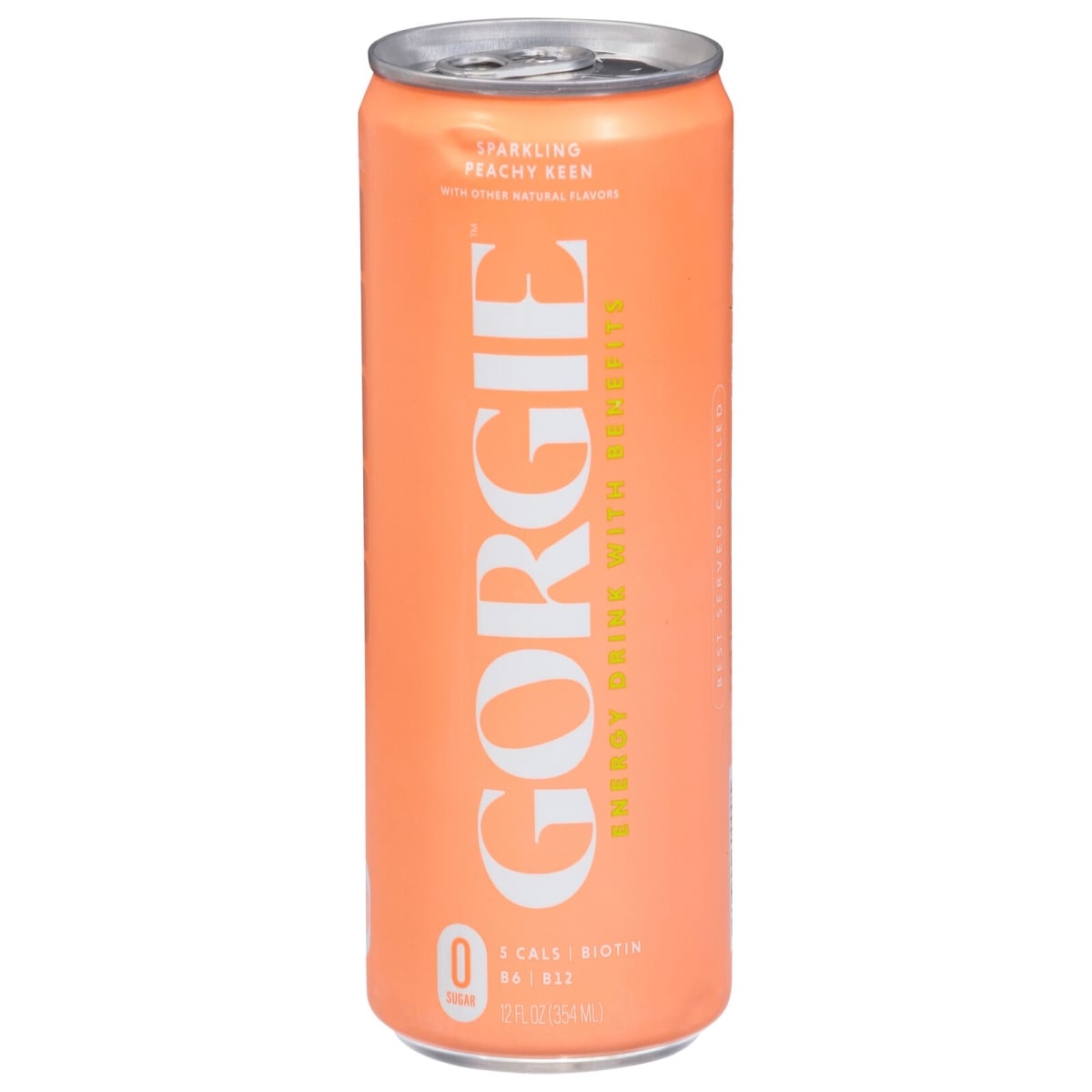 2304928 12 fl oz Energy Sparkling Peachy Keen Beverage - Pack of 12