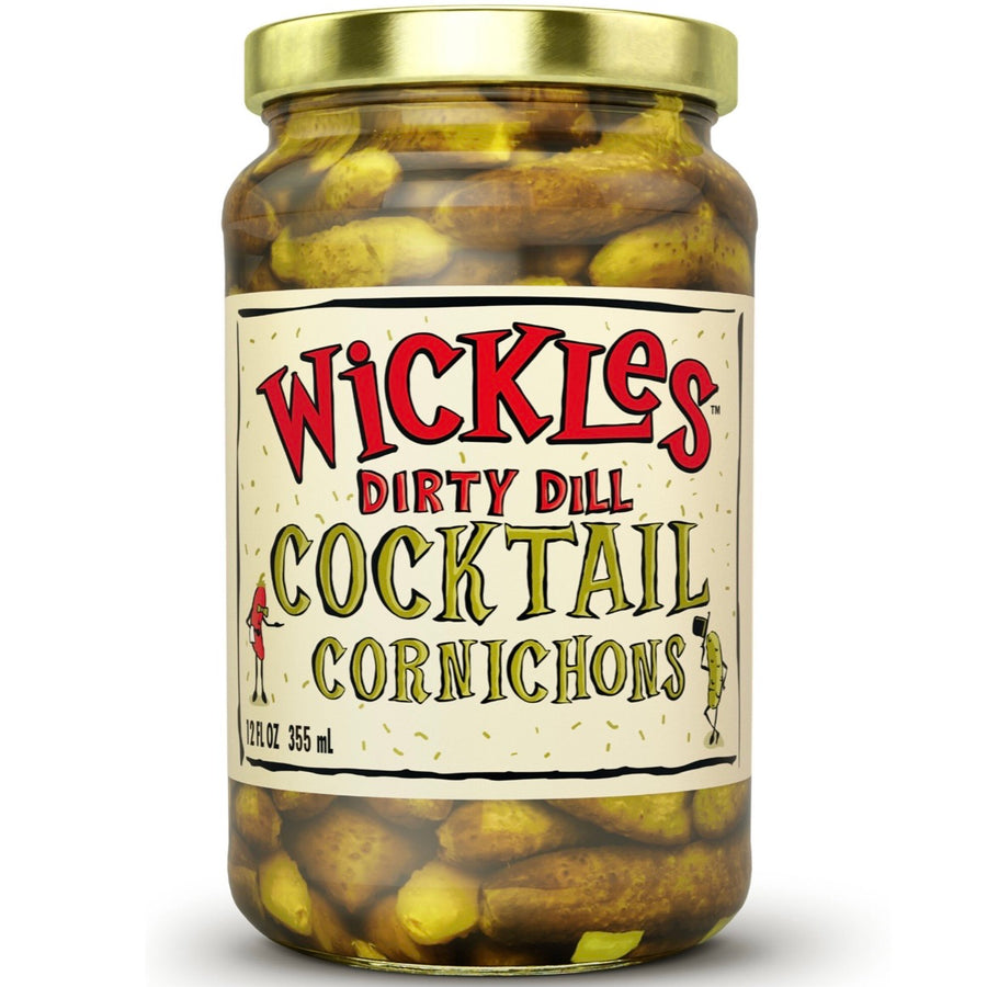 372967 12 fl oz Cocktail Cornichons Dirty Dill - Pack of 6