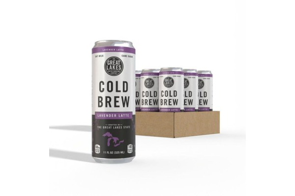 2500252 11 fl oz Lavender Latte Cold Brew Coffee - Case of 12