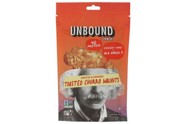 2423601 4 oz Toasted Churro Walnuts - Case of 6