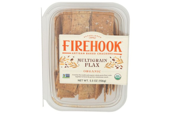 2503666 5.5 oz Organic Multigrain Flax Crackers - Case of 8