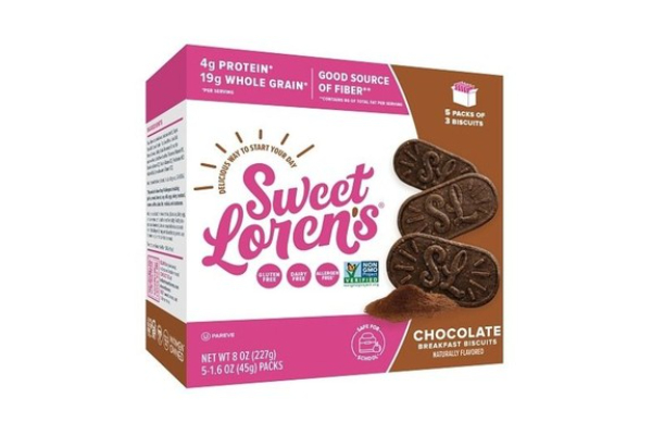 2402184 8 oz Chocolate Breakfast Biscuits - Case of 6