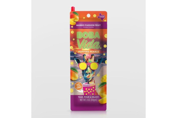 2407055 3 oz Mango Passion Fruit Popping Boba - Case of 10