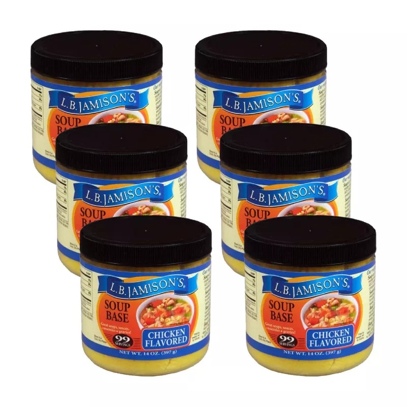 2305341 14 oz Chicken Flavoured Soup Base - Case of 6