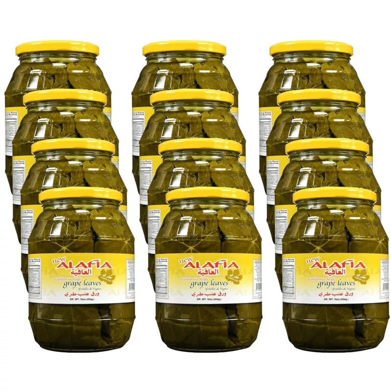 2209224 16 oz Grape Leaves - Case of 12